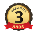 3 AÑOS DE GARANTIA
